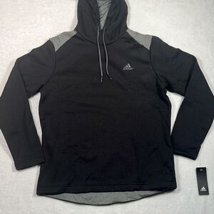 ADIDAS GOLF Tech Fleece Drawstring casual black Hoodie pullover‎ NWT Men large
